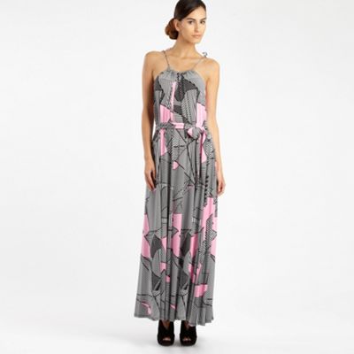Pink Robot Maxi Dress