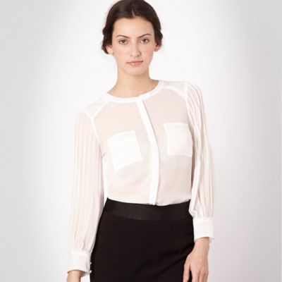 Preen/EDITION Ivory cutwork blouse