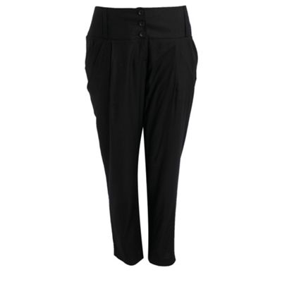 Black hareem trousers