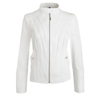 Star by Julien Macdonald White biker style jacket