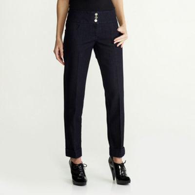 Star by Julien Macdonald Dark blue peg leg jeans