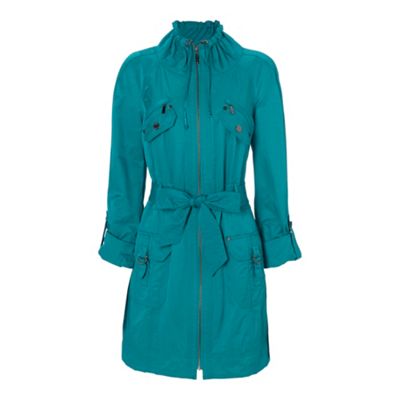 Emerald green parka