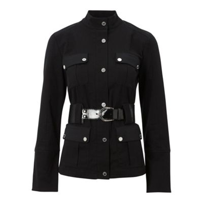 Star by Julien MacDonald Black quilted canvas jacket