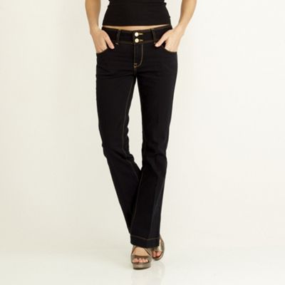 Star by Julien MacDonald Dark blue belted boot cut jeans