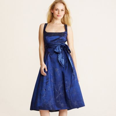 Midnight blue embellished occasional dress