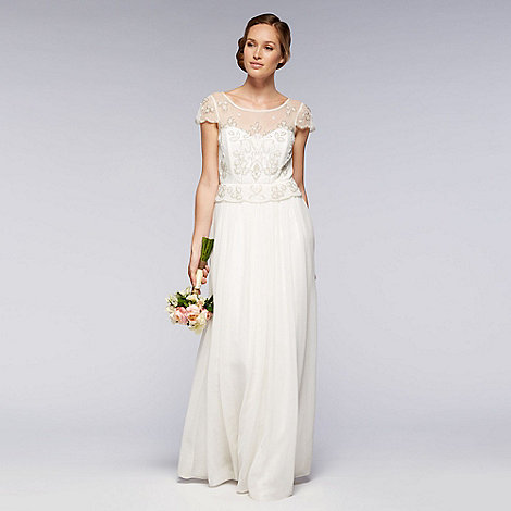 Debut Ivory embellished wedding dress- at Debenhams