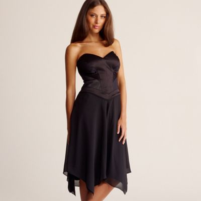 Debut Black sheer mesh prom dress