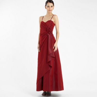 £130 Red rose corsage ball gown