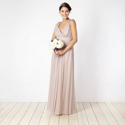 Debut Rose ruched bust maxi dress