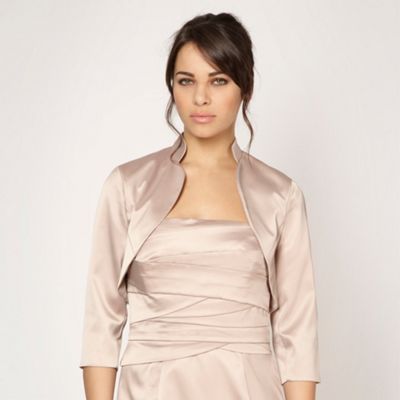 Light gold collar bolero
