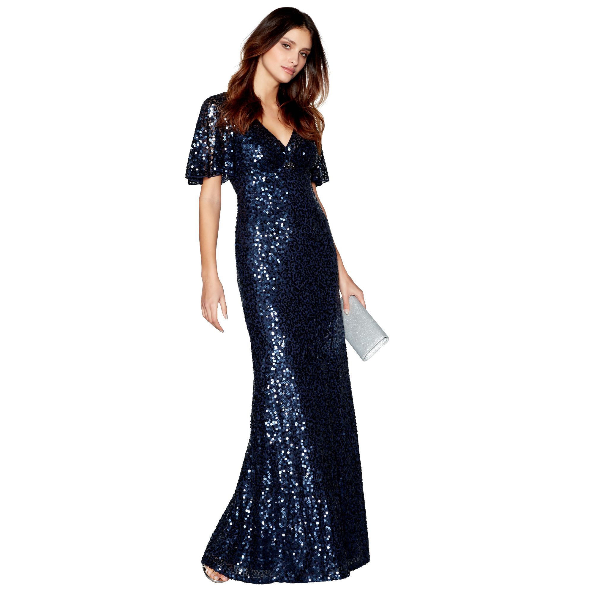 jenny packham navy gown