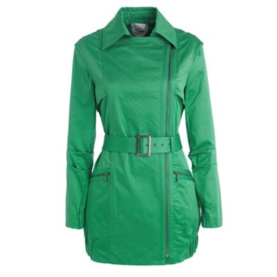 J by Jasper Conran Green embroidered parka jacket