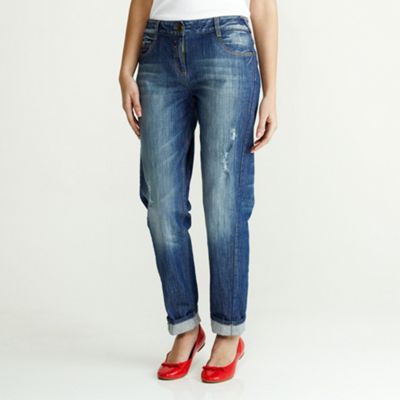 J by Jasper Conran Dark blue boyfriend jeans