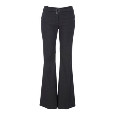 Dark indigo denim look trousers