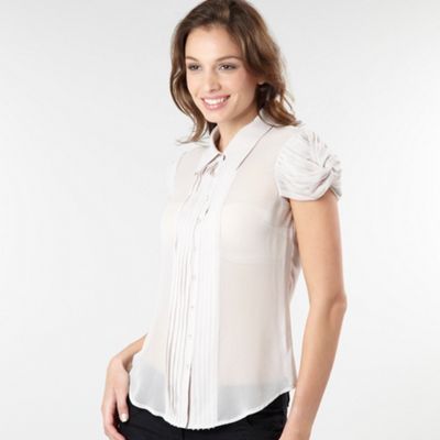 J by Jasper Conran Natural chiffon blouse