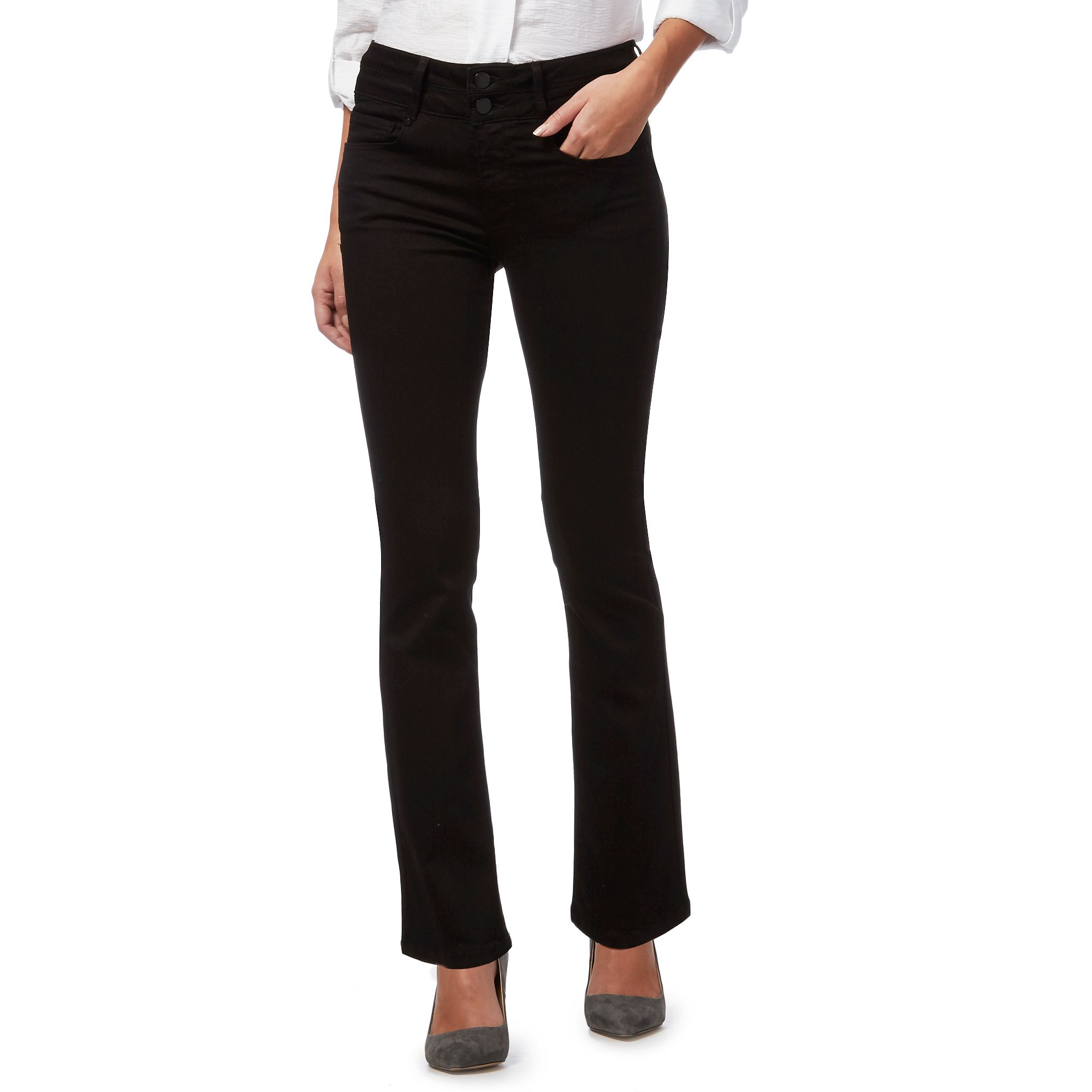 high waisted petite jeans