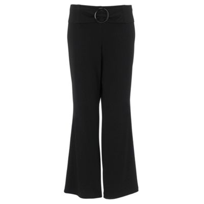 Black ponteroma trousers