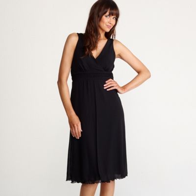 Petite Collection Petite black chiffon dress