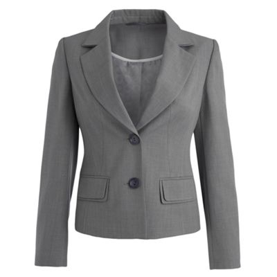 Petite Collection Petite grey pocket detail jacket