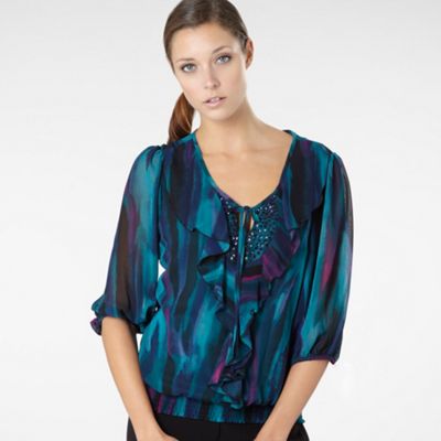 Petite cerise Northern Lights top