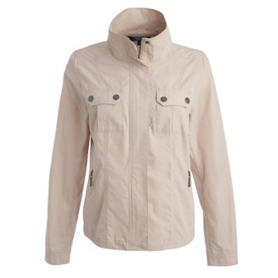 Maine New England Natural zip through short jacket