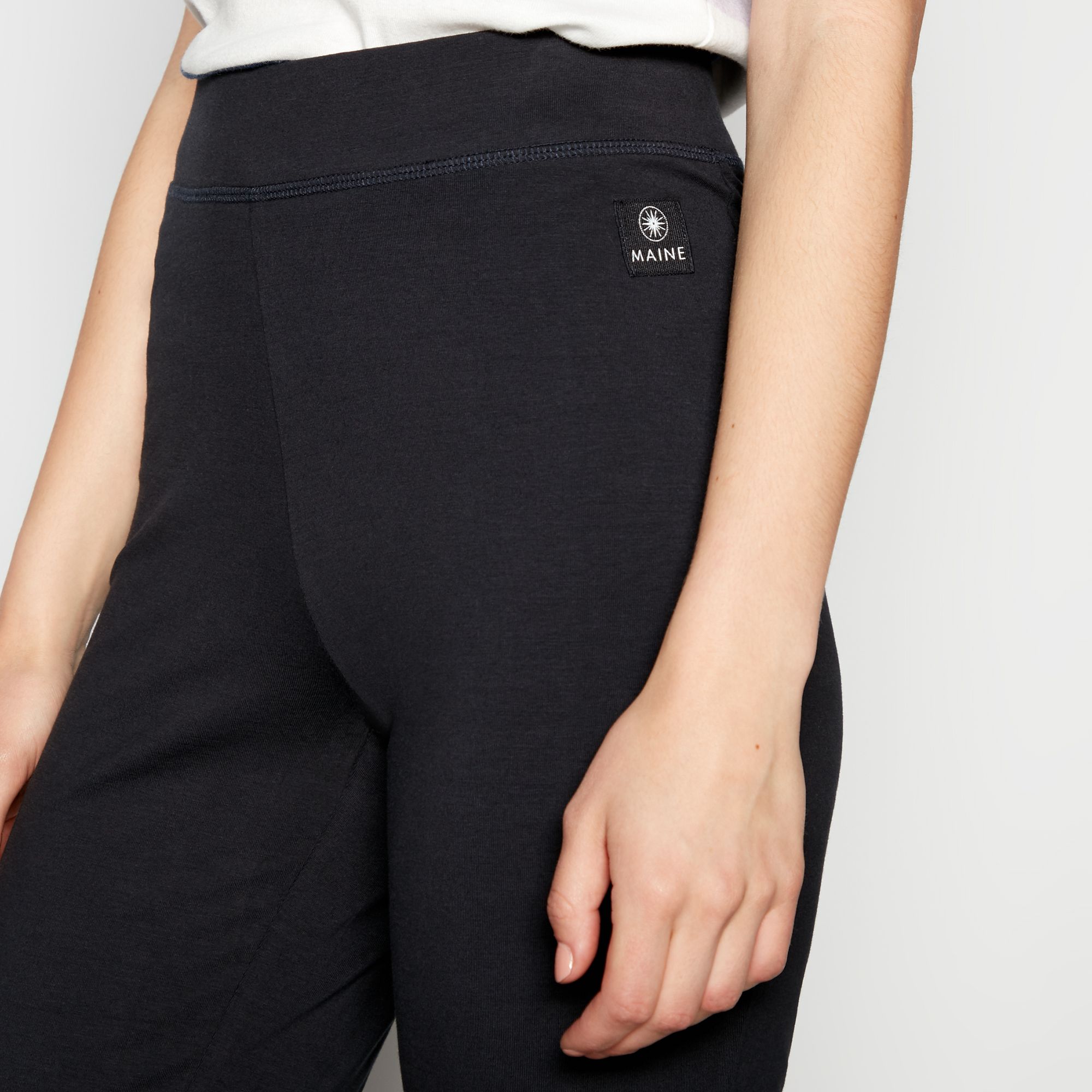 Maine New England Womens Navy Slim Leg Jersey Jogging Bottoms From Debenhams
