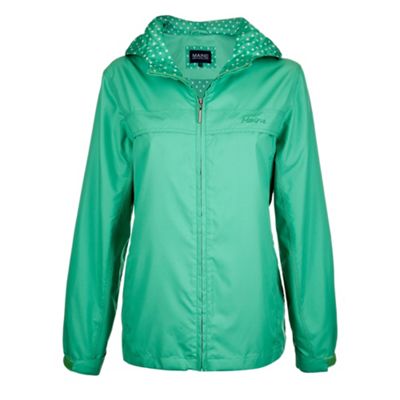 Green hideaways hooded mac