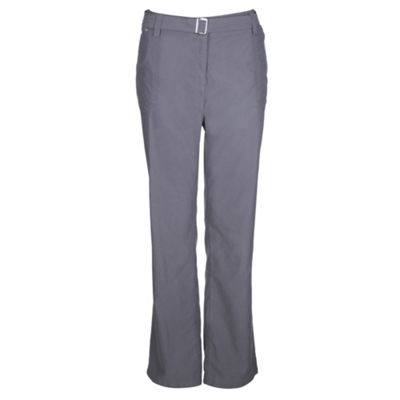 Grey brushed casual trousers