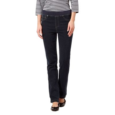Dark blue ribbed waist jeggings                                                                                                 