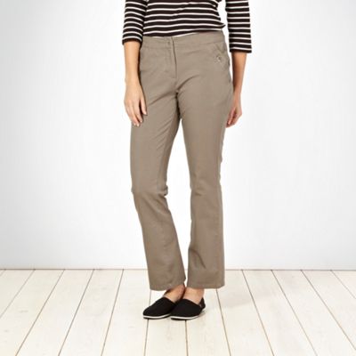 Taupe bi stretch trousers                                                                                                       