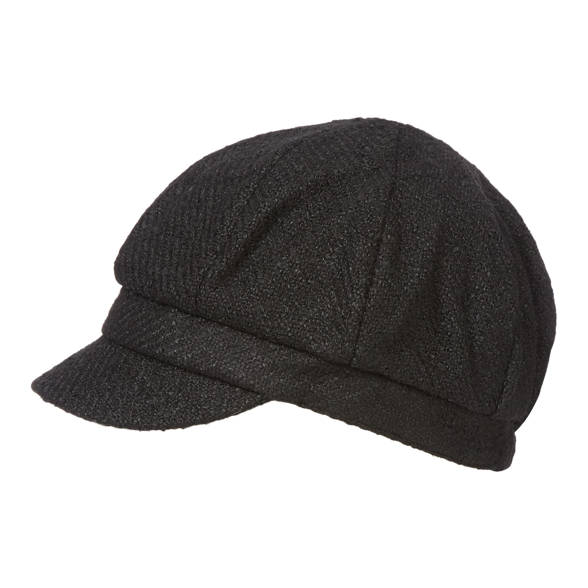 Rjr.John Rocha Womens Designer Black Tweed Baker Boy Hat From Debenhams