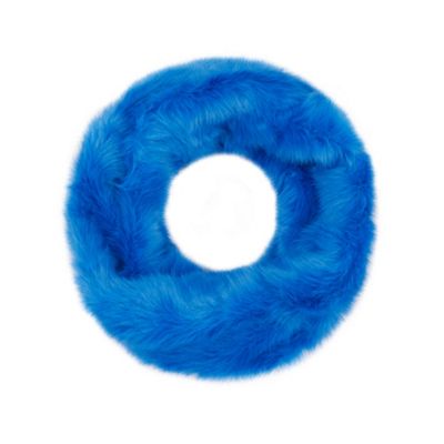 blue fur snood