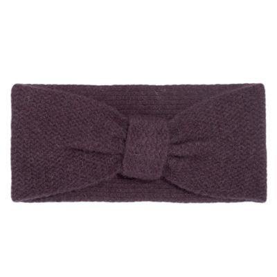 Light purple knitted headband