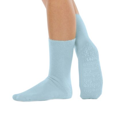 Light blue basic bed socks