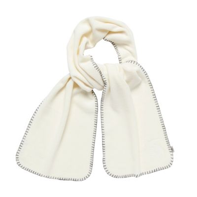Cream Fleece Scarf