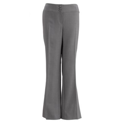 Silver boot cut trousers