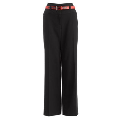 Collection Black belted trousers