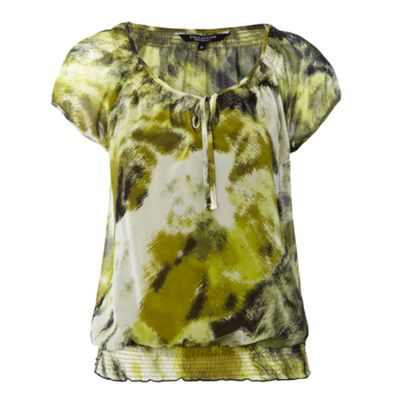 Collection Lime patch print blouse