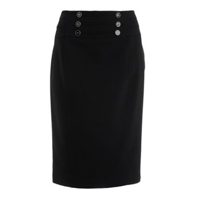 Collection Black military pencil skirt