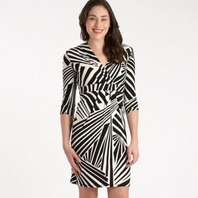 Black abstract zebra print