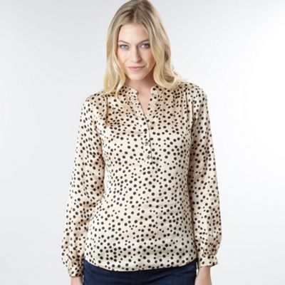 Collection Light gold spotted blouse