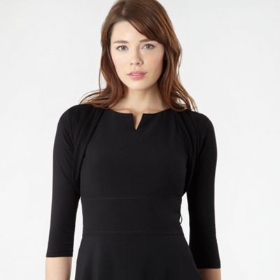Black Jersey Bolero                                                                                                             