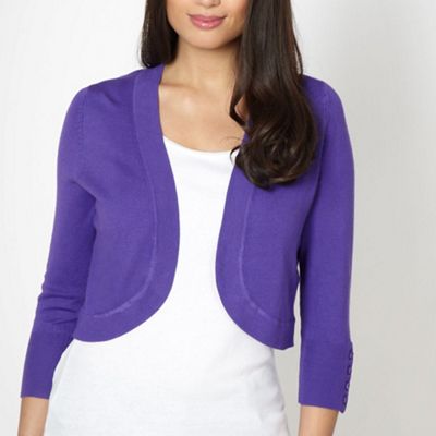 Purple plain shrug                                                                                                              
