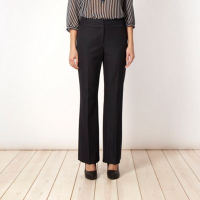 Dark blue denim look trousers                                                                                                   