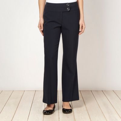 The Collection Navy bootcut trousers- at Debenhams