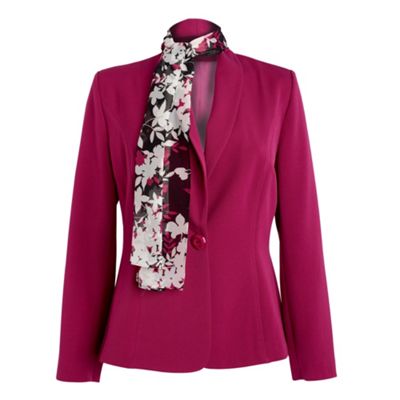 Debenhams Classics Pink Pablo one button jacket