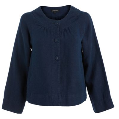 Debenhams Classics Navy linen swing jacket