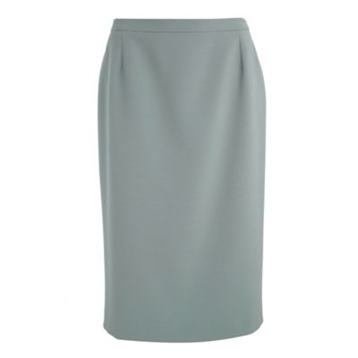 Mint green pencil skirt