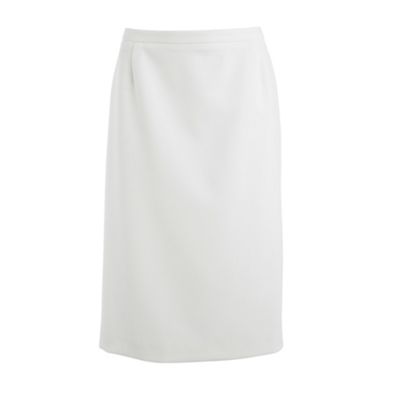 Ivory occasional pencil skirt