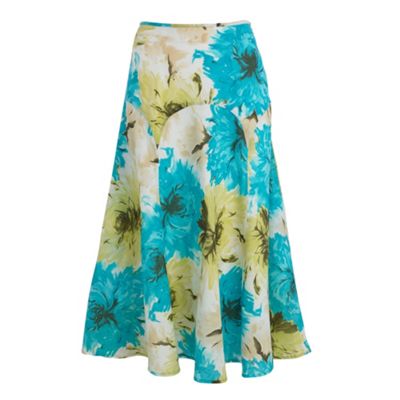 Debenhams Classics Blue printed skirt